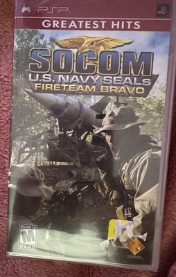 PSP SOCOM U.S. Navy Seals Fire Team Bravo Video Game with Booklet - Image 1 of 2