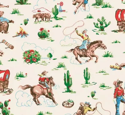Graham and Brown 125533 Cowgirls Multi Wallpaper. BN: 004. One Roll - Image 1 of 4