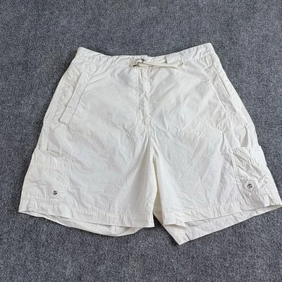 Pantalones Cortos De Colección Y2K Lauren Ralph Lauren Carga Mujeres 12 White Island Resort Preppy LRL Foto 1 de 4