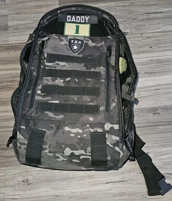 TBG Bolso Táctico de Equipo para Bebé Mochila Portaequipajes Lite Camuflaje Papá Papá Excelente Estado Foto 1 de 4