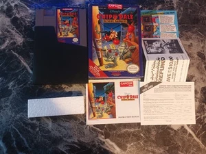 Chip 'N Dale Rescue Rangers Nintendo NES Complete CIB W/ Reg Great Condition  - Picture 1 of 10