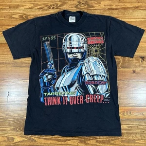 Vintage 1990 Orion RoboCop Targeting Think It Over Creep Movie Promo T-Shirt M - Picture 1 of 14