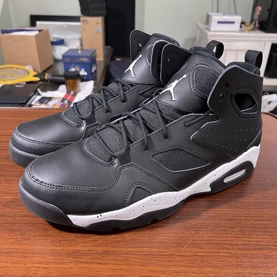 Nike Air Jordan Flight Club 91 Zapatos Para Hombre Talla 9.5 Negro Blanco DC7329-001 Nuevo Foto 1 de 4
