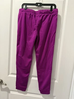 NWT Girl Youth Under Armour Magenta Pink Fleece Lined Loungewear Sweat Pants YXL - Image 1 of 4