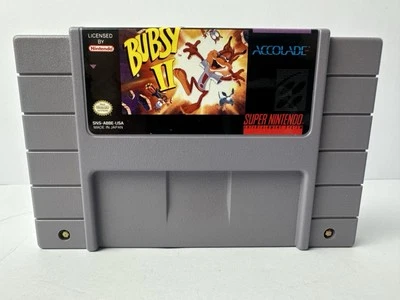 Bubsy II (Super Nintendo SNES, 1994) Tested - Image 1 of 4
