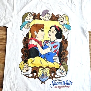 Vintage 90s Disney Snow White and The Seven Dwarfs T Shirt Adult Large Prince - Picture 1 of 9