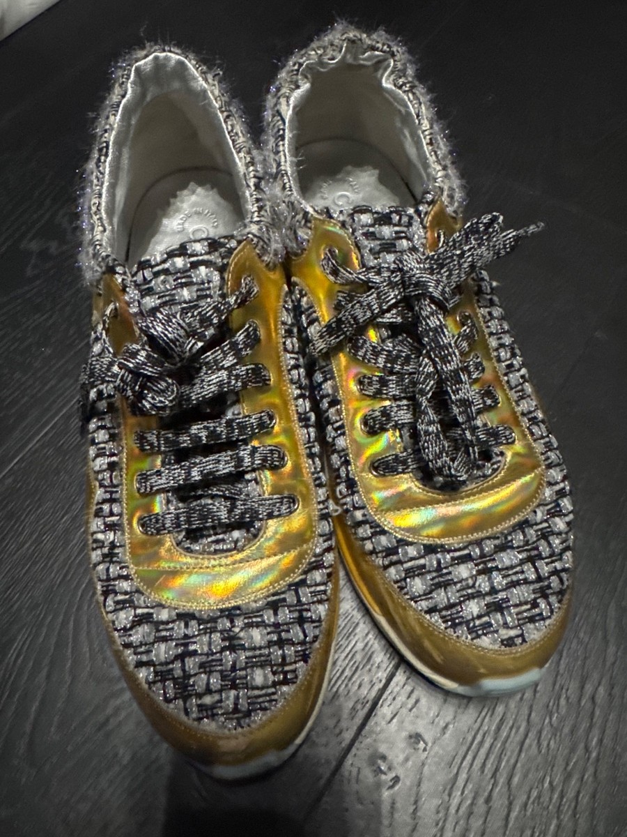 【CHANEL】ヴィンテージ バレーシューズ キラキラゴールド CHANEL Gold Athletic Shoes for Women for sale | eBay