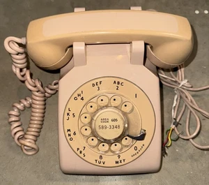 Vintage Western Electric Bell Systems 500 DM Dreh Tischtelefon beige ungetestet - Bild 1 von 11