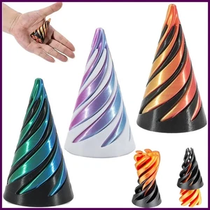 Juguete cono espiral impreso en 3D pirámide imposible paso mini ilusión vórtice - Imagen 1 de 35