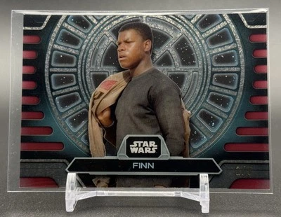 2024 Topps Star Wars High Tek John Boyega as Finn Fantastek Red Diffractor /5 - Image 1 of 3