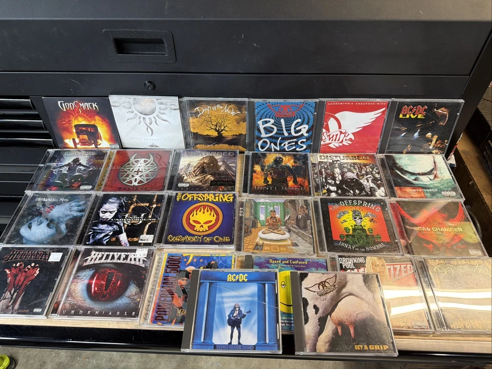 Vintage Heavy Alt Metal Classic Grunge Rock CDs Mixed Bands Collection Lot x26 - Image 1 of 4