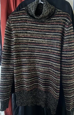 Suéter Marc By Marc Jacobs Cuello Alto Cuello Alto L Mezcla Lana/Mangas Metálicas Foto 1 de 3