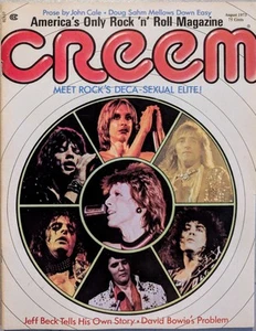 Creem Magazine August 1973 Remember Rock's Androgyny, Bowie, Beck,Paul McCartney - Picture 1 of 15