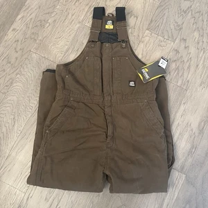 Neu mit Etikett Bern gesteppt isoliert Herren große Jeans Overall Cargotaschen Arbeit warm - Bild 1 von 10