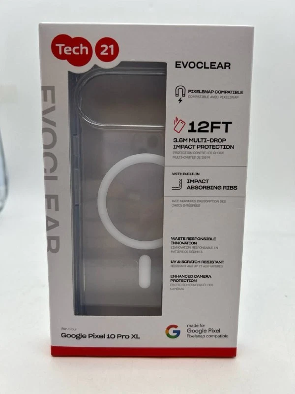 Tech21 EVO CLEAR Case for Google Pixel 10 Pro XL - Image 1 of 3