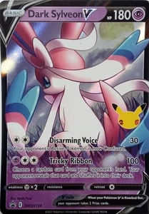 SWSH134 DUNKLES SYLVEON V ULTRA RARE BLACK STAR PROMO POKEMON KARTE - Bild 1 von 1