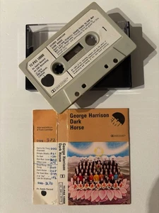 GEORGE HARRISON - DARK HORSE (UK CASSETTE TAPE) - Picture 1 of 7