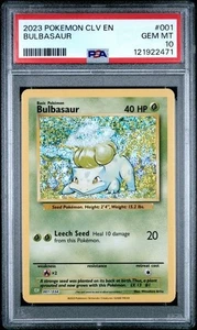 Bulbasaur #1 - Pokemon Classic Collection Venusaur & Lugia Deck - PSA 10 - Picture 1 of 2