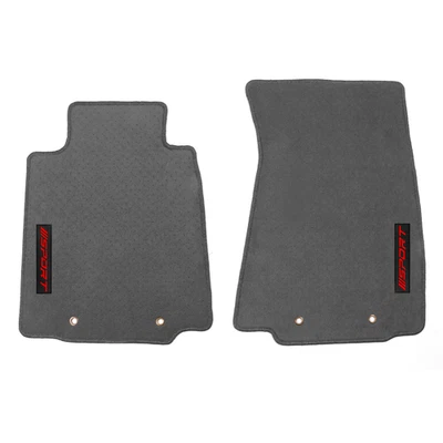 Подходит для Nissan 370Z купе 09-20 серый нейлоновый напольный коврик нескользящий передний со спортивным - Изображение 1 из 4