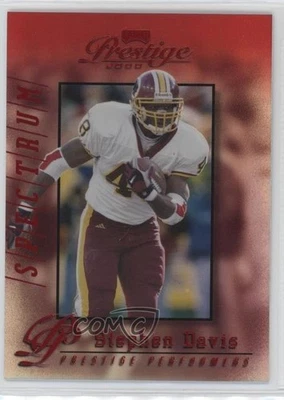 2000 Playoff Prestige Prestige Performers Red Spectrum /100 Stephen Davis #249 - Image 1 of 2