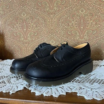 Винтажные черные женские оксфорды Dr. Martens 8604/92 сделано в Англии 10 - Изображение 1 из 4