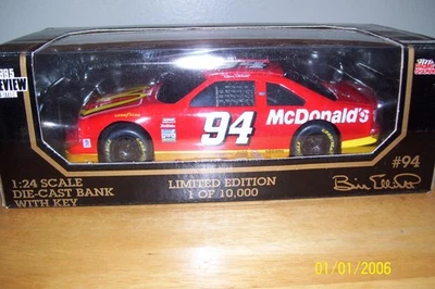 Racing Champions 1994 Edición 1:24 Escala Die-cast Banco Bill Elliot #94 Mcdonalds Foto 1 de 3