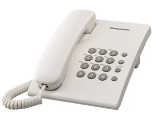 5025232272136 Telefon Panasonic KX-TS500PDW Panasonic - Zdjęcie 1 z 1