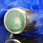 Men's 1/2" N To S Vintage Rd Malachite 0.925 Sterling Silver Band Ring Size 10.5