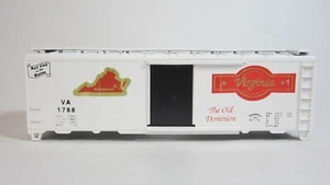 HO Show Me Model Railroad Co. Box Car Kit - "VIRGINIA" - Roll Call of the States - Picture 1 of 3