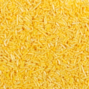 Yellow Jimmies, Metallic Jimmies, Sprinkles, 4.3 Ounce - Picture 1 of 1