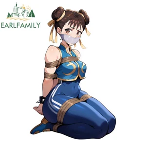EARLFAMILY 5.1" Chun Li Sexy Bondage Funny Anime Girl Car Decals Vinyl Stickers - Picture 1 of 3