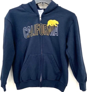 NEU California Golden Bears Champion Navy Full Zip LS Kapuzenjacke Jugend M 7-8 - Bild 1 von 8