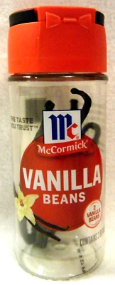 * McCormick Gourmet Vainilla Todo Natural - 2 Frijoles **ENVÍO RÁPIDO GRATUITO** Foto 1 de 2