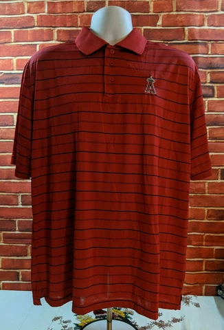 Genuine Merchandise True Fan Men's L California Angels Polo Shirt. B-1 Cover
