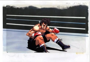 Anime Cel Hajime no Ippo Hand-painted Animation with Douga & Background - Picture 1 of 2