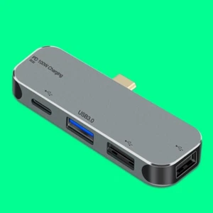PD Charging Port with Type C to USB-C/USB 3.0/USB 2.0 Hub Adapter For ALL Device - Picture 1 of 2