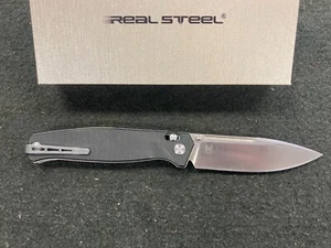 Real Steel Huginn Slide Lock Black G10, RS7651 VG10 BNIB knife - Picture 1 of 3