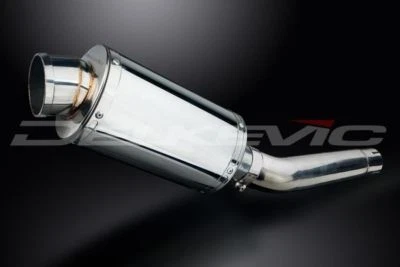 9-дюймовый овальный глушитель из нержавеющей стали Delkevic — выхлопная труба Yamaha YZF600R Thundercat 1995–2007 годов - Изображение 1 из 3