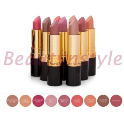 Revlon Super Lustrous Lipsticks - All Shades Sealed New - Choose Your Shade