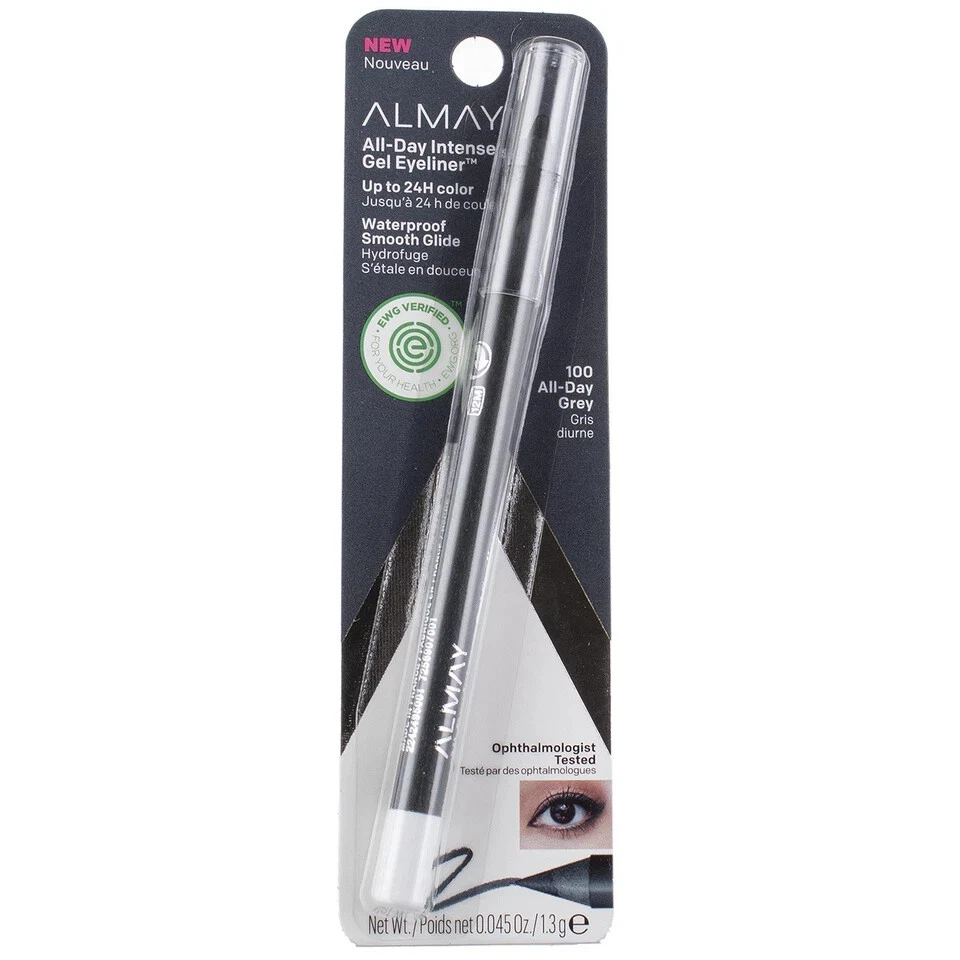 NUEVO Delineador de ojos en gel intenso Almay todo el día-100 gris todo el día Foto 1 de 1
