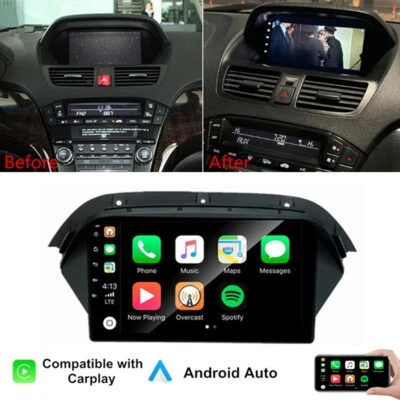 Radio estéreo 9" Android 12.0 GPS Wifi para Honda Acura MDX 2007-2013 con Carplay Foto 1 de 4