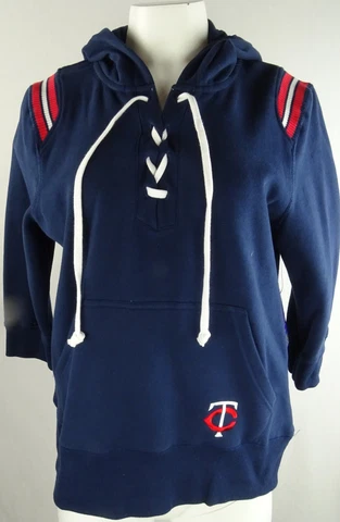 Minnesota Twins MLB Women's Lace Up Hoodie Cover