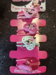 Minnie Mouse Hair Ponies 4CT Brand New - Picture 1 of 2