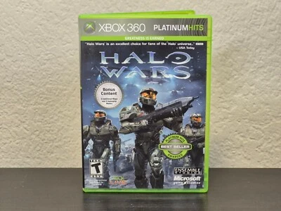 Microsoft Xbox 360 Halo Wars Platinum Hits Game Complete CIB Near Mint Disc - Image 1 of 3