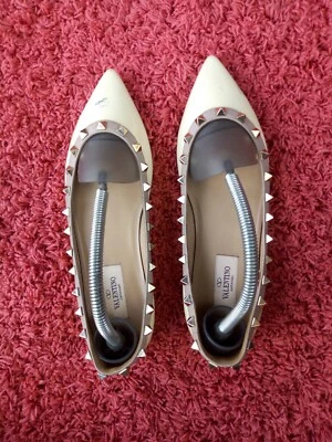 Valentino Rockstud Ballets Planos Charol Talla 361/2 Foto 1 de 4