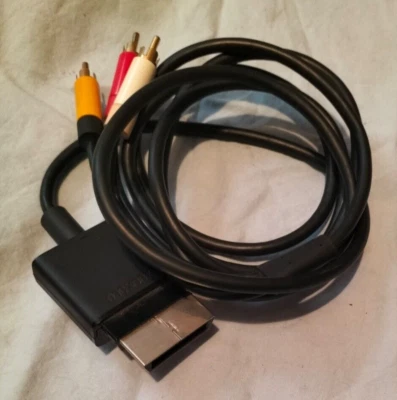 Cavo AV RCA SCART XBOX 360 Originale Microsoft - Immagine 1 di 2