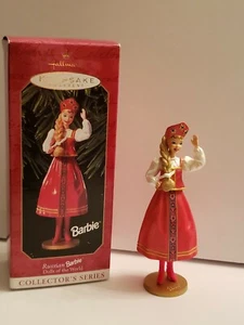 1999 Hallmark Keepsake Ornament Russian Barbie Doll #4 in Series VGC - Picture 1 of 12