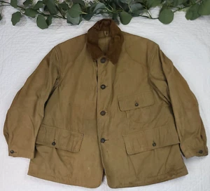 Vintage 1920s JC Penney Sterling Tan Canvas Barn Jacket Coat - Picture 1 of 12