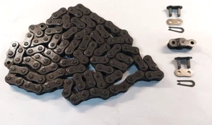 Triumph Tiger Cub D467 rear Wheel Drive Chain, Half Link, Split Links 119 Links - Picture 1 of 10