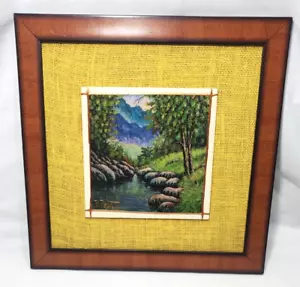 Framed Tile Jamaican International Invitational Meet Signed - Picture 1 of 9